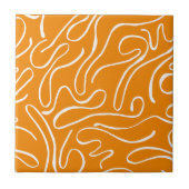 Abstrakt Vibes Pattern Fliese (Vorderseite)