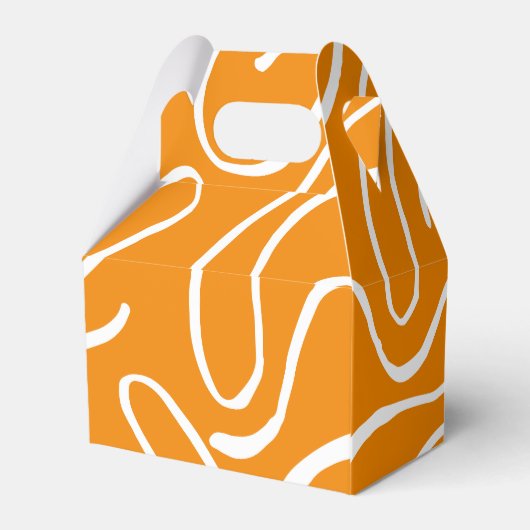 Abstrakt Vibes Pattern Geschenkschachtel (Rückseite)