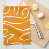 Abstrakt Vibes Pattern Geschirrtuch (Viertel Falte)