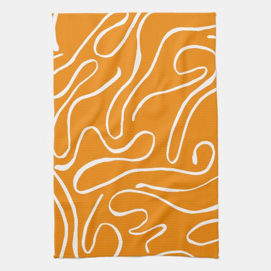 Abstrakt Vibes Pattern Geschirrtuch (Vertikal)