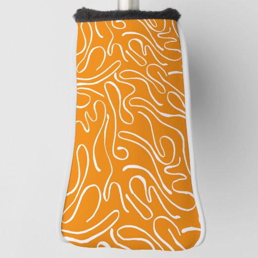 Abstrakt Vibes Pattern Golf Headcover (Rotieren 90)