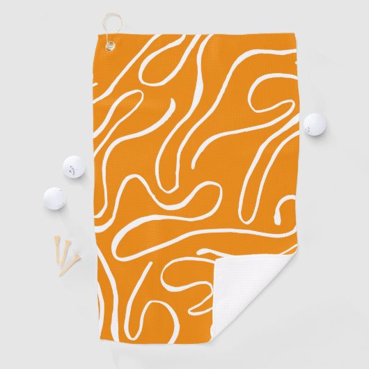 Abstrakt Vibes Pattern Golfhandtuch (Insitu)
