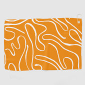 Abstrakt Vibes Pattern Golfhandtuch (Horizontal)