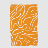 Abstrakt Vibes Pattern Golfhandtuch (Vorderseite)