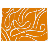 Abstrakt Vibes Pattern Große Geschenktüte (Vorderseite)