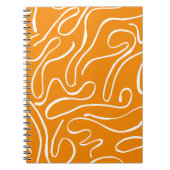 Abstrakt Vibes Pattern Notizblock (Vorderseite)