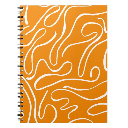 Abstrakt Vibes Pattern Notizblock (Vorderseite)