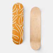 Abstrakt Vibes Pattern Skateboard (Vorderseite)