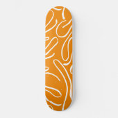 Abstrakt Vibes Pattern Skateboard (Vorderseite)
