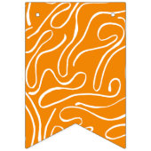 Abstrakt Vibes Pattern Wimpelkette (Dritte Fahne)