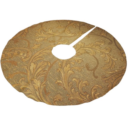 Abstrakt Vintag: Eleganter Hintergrund. Polyester Weihnachtsbaumdecke (Schrägansicht)