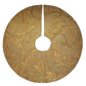 Abstrakt Vintag: Eleganter Hintergrund. Polyester Weihnachtsbaumdecke (Vorderseite)