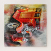 Abstrakt Vintage Car Jigsaw Puzzle (Horizontal)