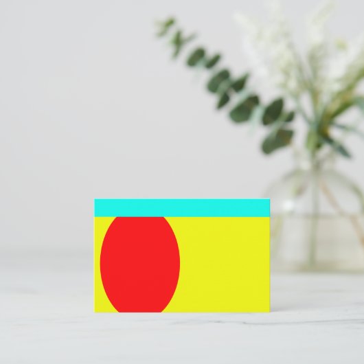 Abstrakt Visitenkarte (Stehend Vorderseite)