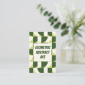 Abstrakt Visitenkarte (Stehend Vorderseite)