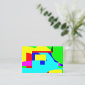 Abstrakt Visitenkarte (Stehend Vorderseite)