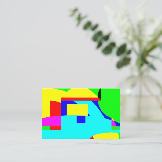 Abstrakt Visitenkarte (Stehend Vorderseite)