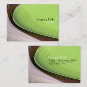 abstrakt visitenkarte (Vorne/Hinten)