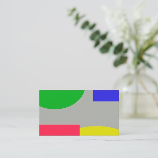 Abstrakt Visitenkarte (Stehend Vorderseite)