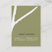 abstrakt visitenkarte (Rückseite)