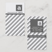 abstrakt visitenkarte (Vorne/Hinten)