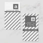 abstrakt visitenkarte (Vorne/Hinten)