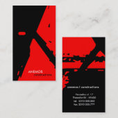 abstrakt visitenkarte (Vorne/Hinten)