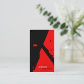 abstrakt visitenkarte (Stehend Vorderseite)