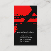 abstrakt visitenkarte (Rückseite)