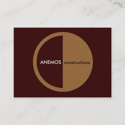 abstrakt visitenkarte (Vorderseite)