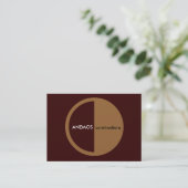 abstrakt visitenkarte (Stehend Vorderseite)