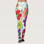 Abstrakt Vollblut Leggings (Rückseite)