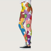 Abstrakt Vollblut Leggings (Links)