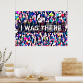 Abstrakt vom Foto am März für Frauenprotest Poster (Küche)