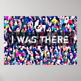 Abstrakt vom Foto am März für Frauenprotest Poster