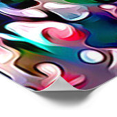 Abstrakt vom Foto am März für Frauenprotest Poster (Ecke)