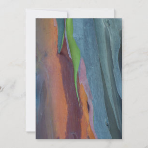 Abstrakt vom Regenbogengummibaum Karte
