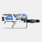 Abstrakt von Michael Moffa Gepäckanhänger (Rückseite horizontal)