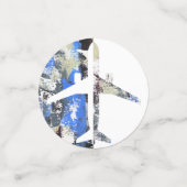 Abstrakt von Michael Moffa Konfetti (Klein Vorderseite)