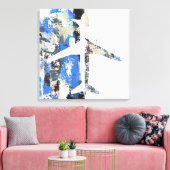 Abstrakt von Michael Moffa Leinwanddruck (Insitu (Wohnzimmer))