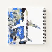 Abstrakt von Michael Moffa Notizblock (Rückseite)