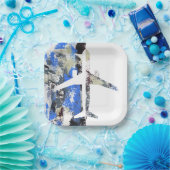 Abstrakt von Michael Moffa Pappteller (Party)