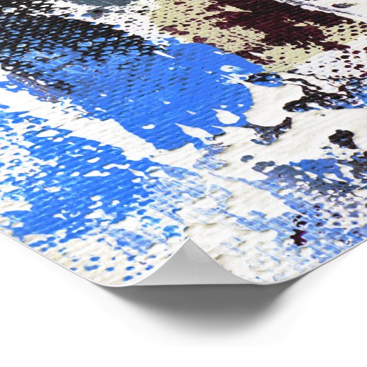 Abstrakt von Michael Moffa Poster (Ecke)