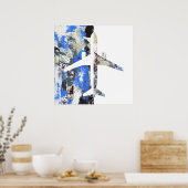 Abstrakt von Michael Moffa Poster (Küche)