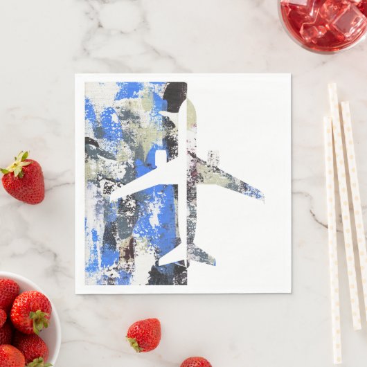 Abstrakt von Michael Moffa Serviette (Beispiel)