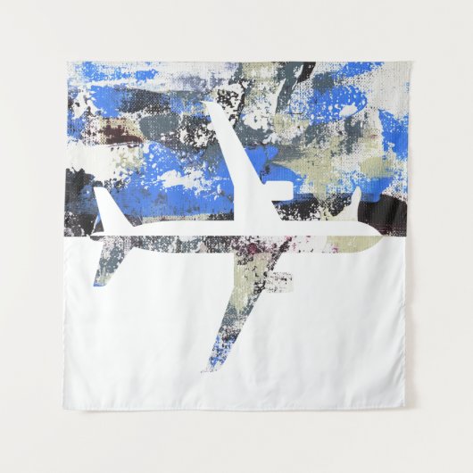 Abstrakt von Michael Moffa Wandteppich (Vorderseite (Horizontal))