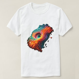 Abstrakt Vortex Art T-Shirt