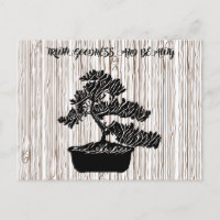 Abstrakt Wahre Güte Schönheit Bonsai Tree zitiert