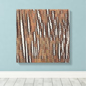 Abstrakt-waldrot Leinwanddruck (Insitu (Holzboden))