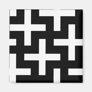 Abstrakt Walls-Muster Magnet